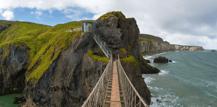 Crossing Carrick A Rede Rope Bridge